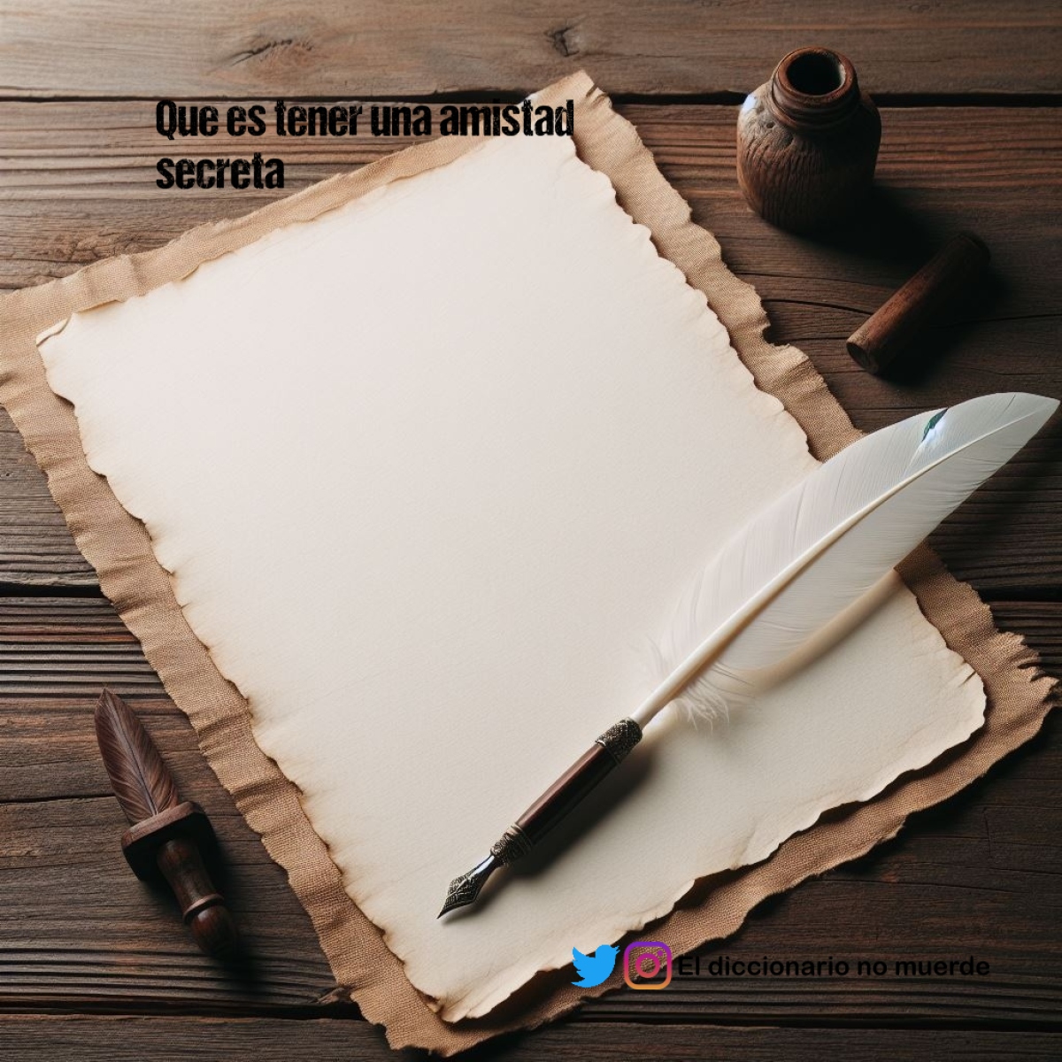 Que es tener una amistad secreta