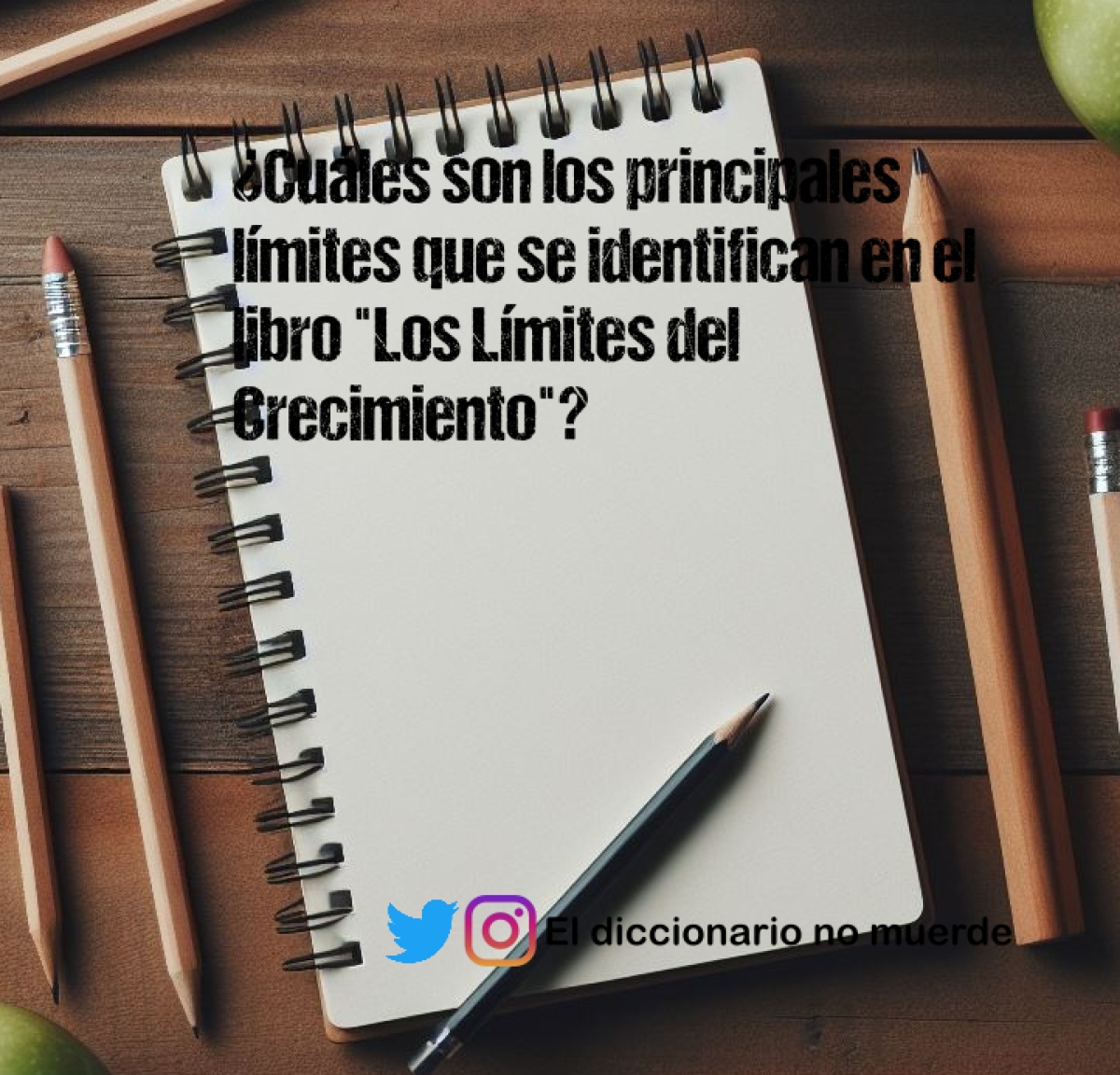 ¿Cuáles son los principales límites que se identifican en el libro "Los Límites del Crecimiento"?