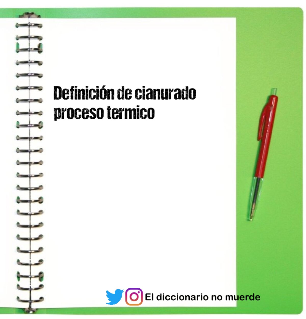 Definición de cianurado proceso termico