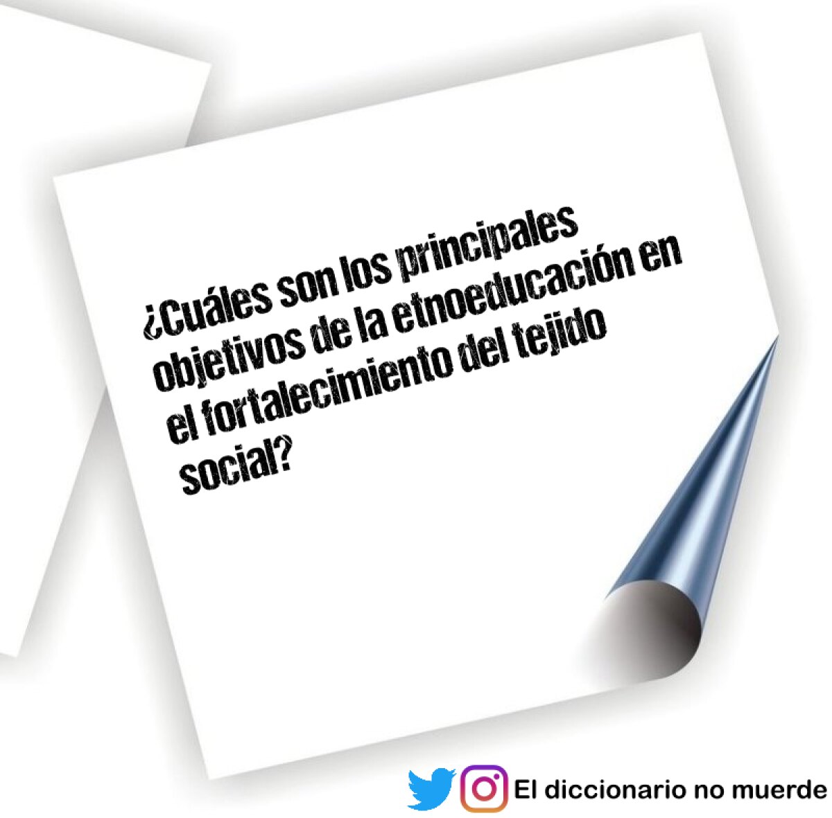 ¿Cuáles son los principales objetivos de la etnoeducación en el fortalecimiento del tejido social?