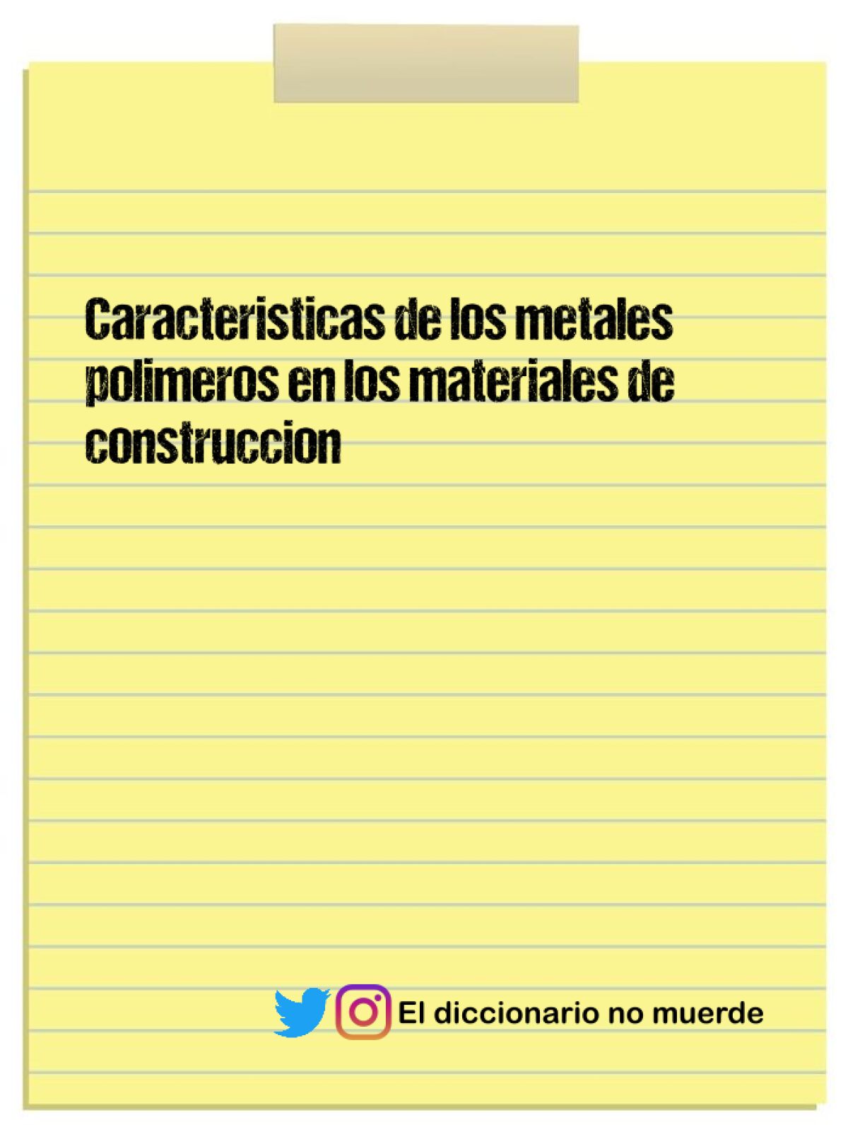 Caracteristicas de los metales polimeros en los materiales de construccion