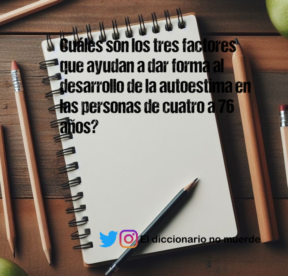 Cuáles son los tres factores que ayudan a dar forma al desarrollo de la autoestima en las personas de cuatro a 76 años?