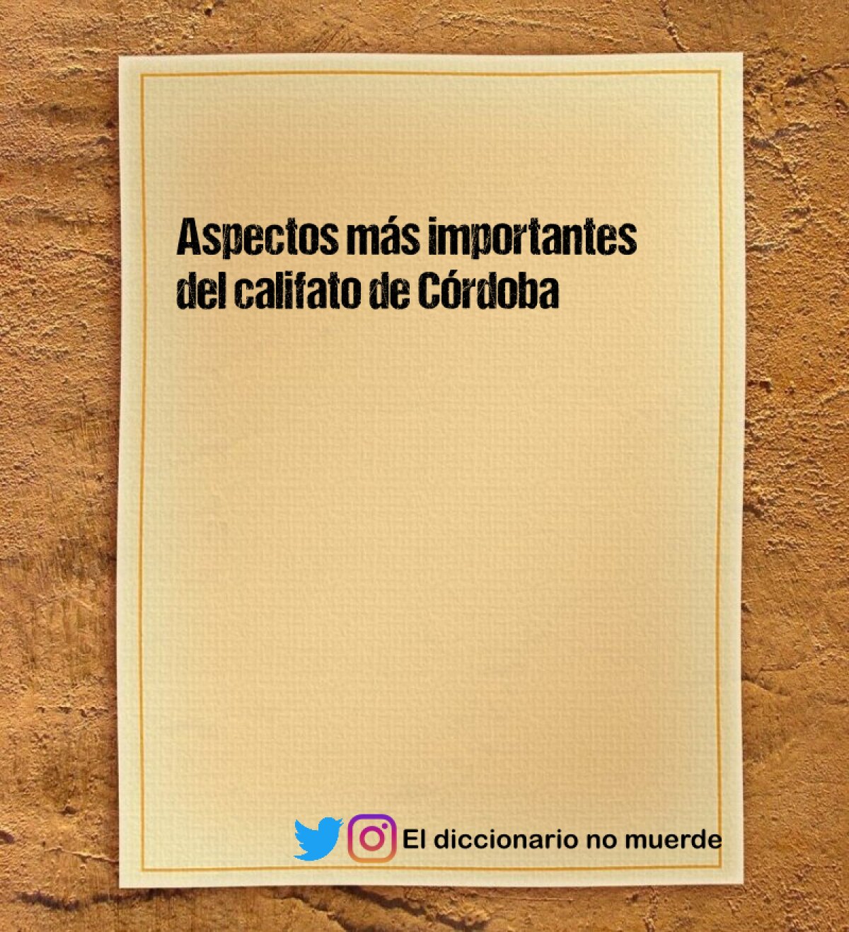 Aspectos más importantes del califato de Córdoba