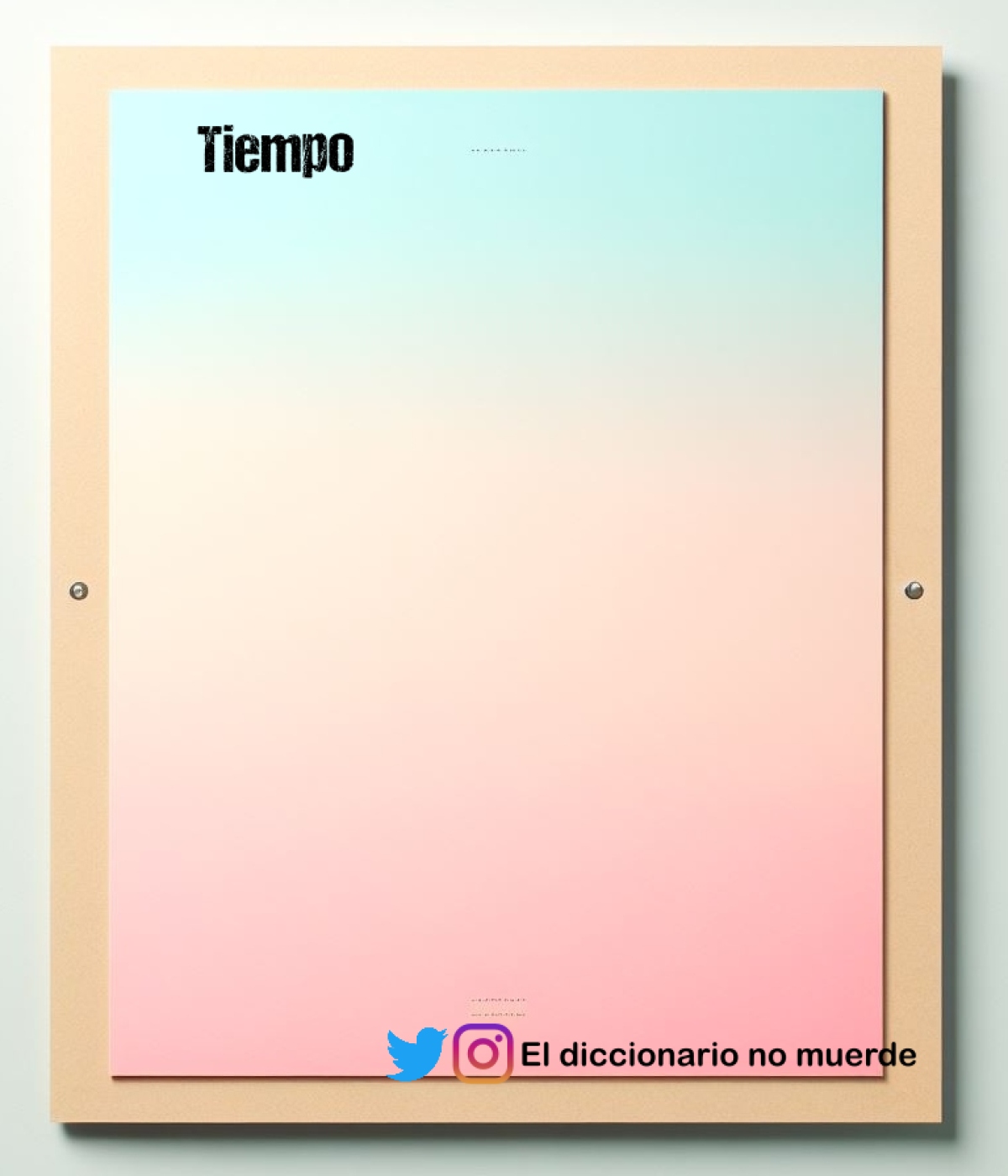 Tiempo