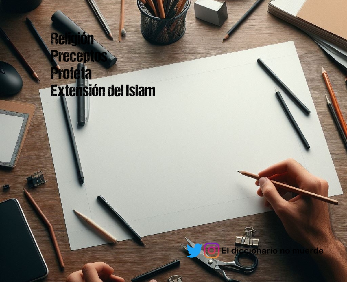 Religión
Preceptos
Profeta
Extensión del Islam