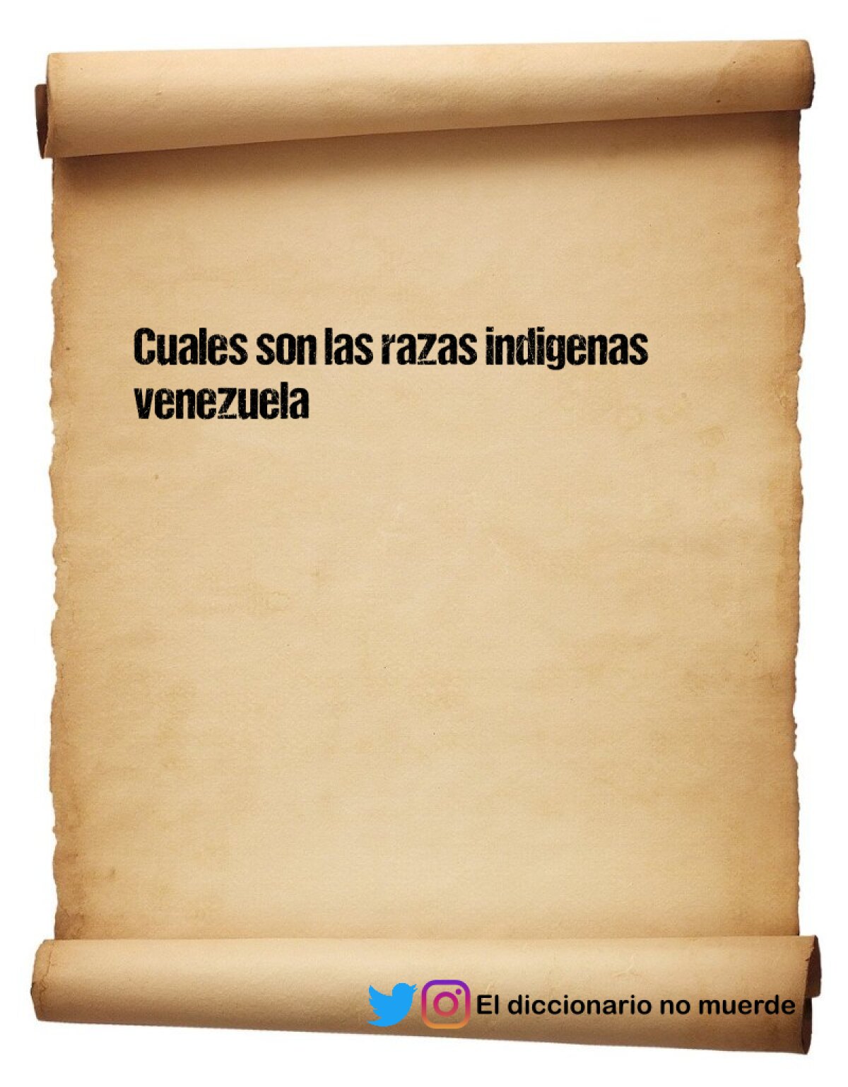 Cuales son las razas indigenas venezuela