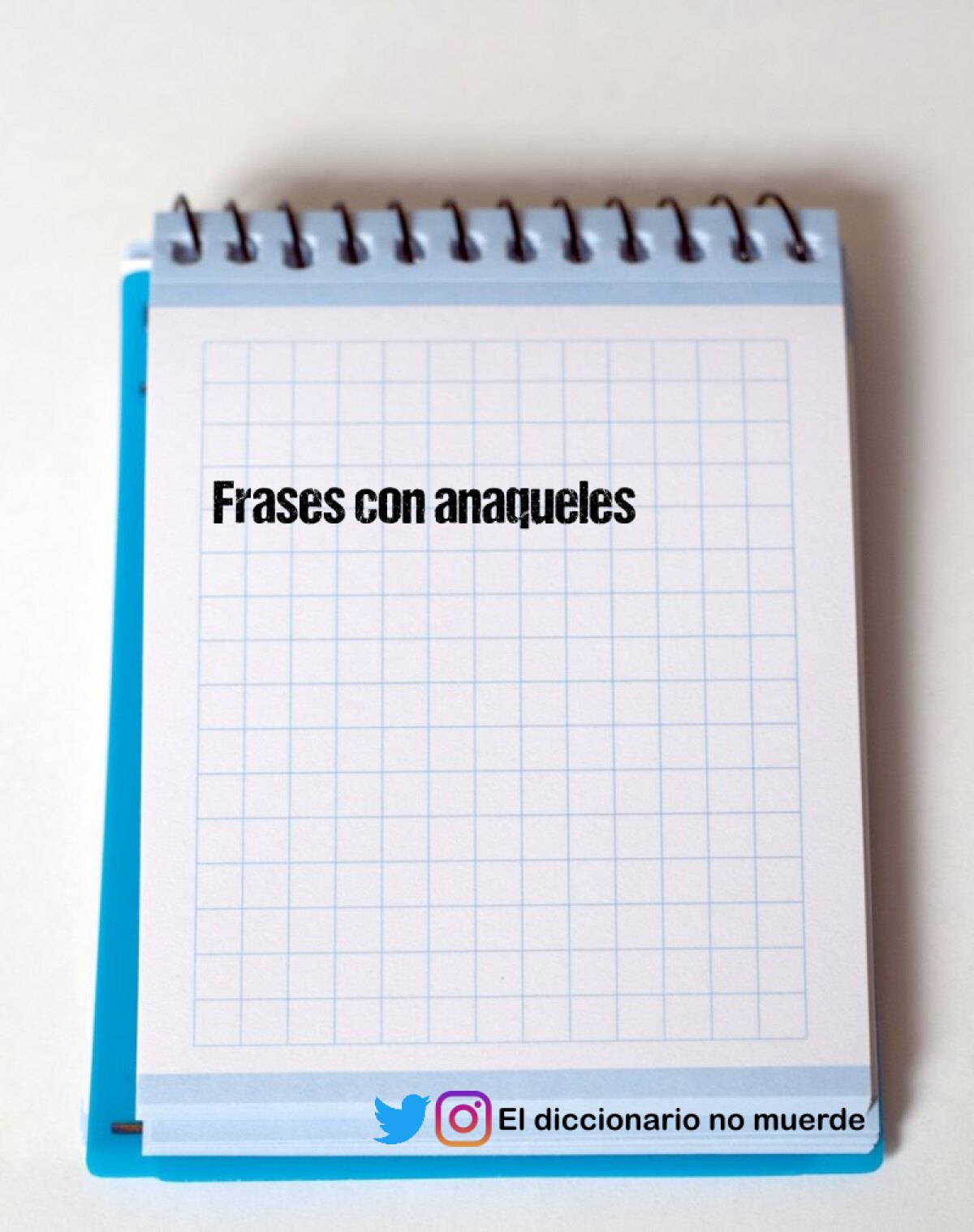 Frases con anaqueles