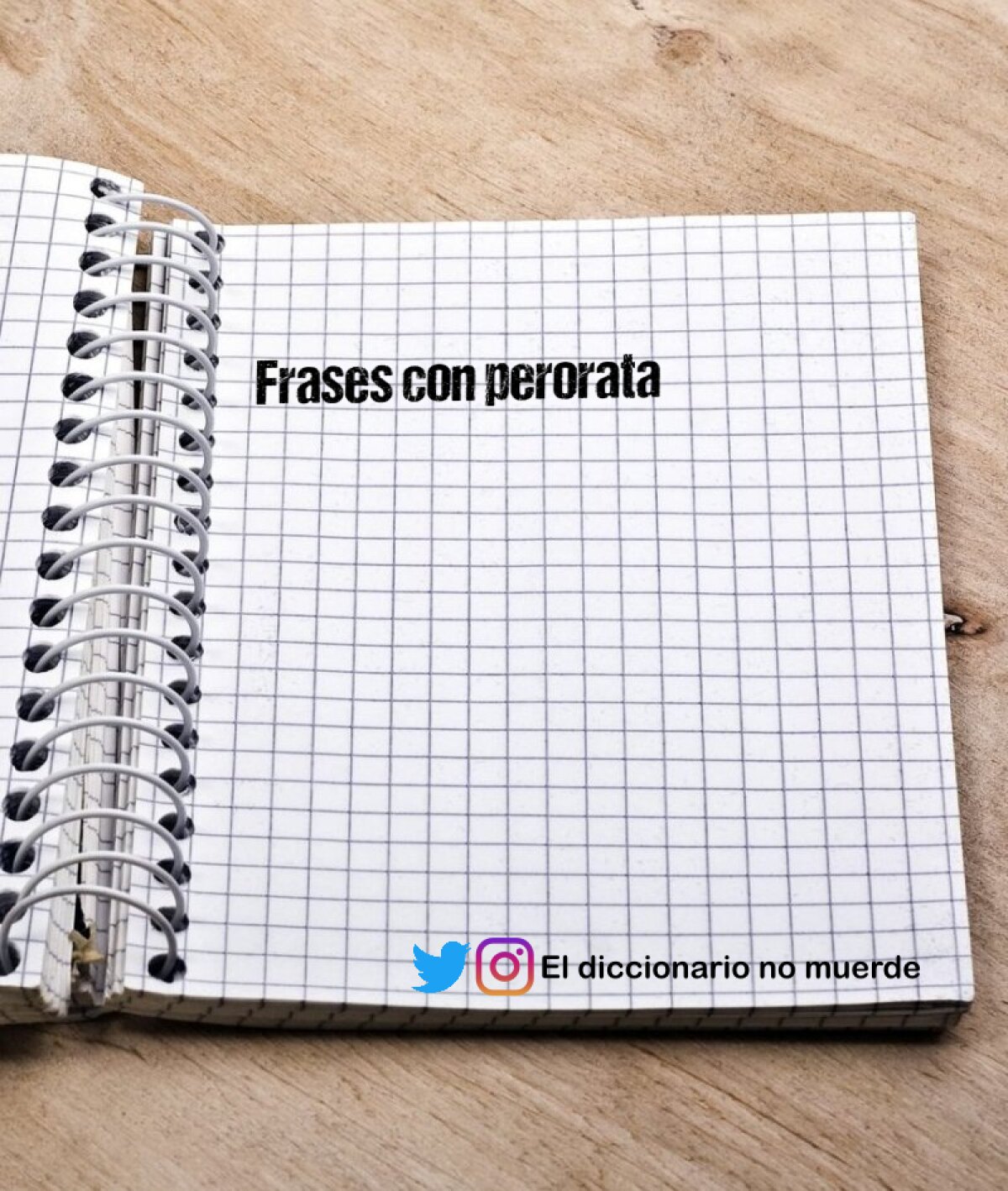 Frases con perorata