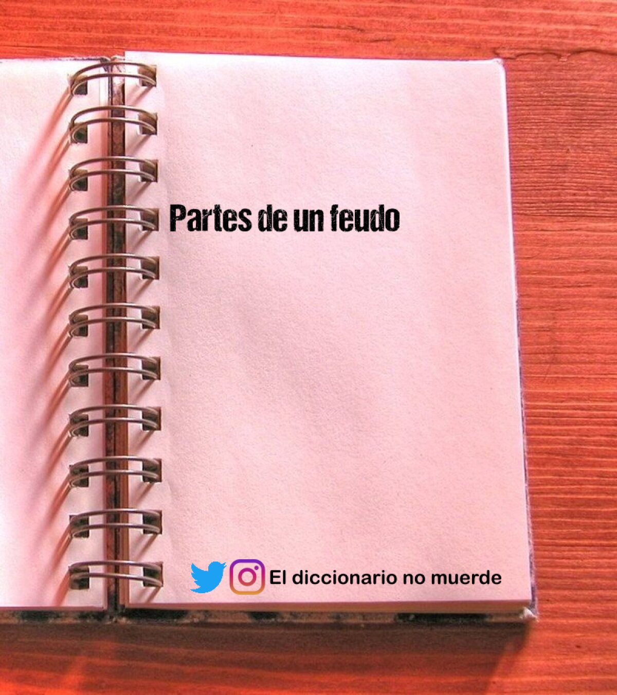 Partes de un feudo