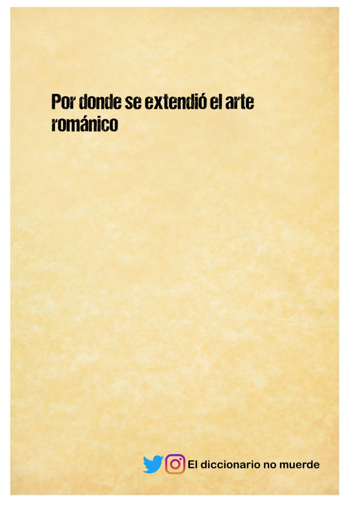 Por donde se extendió el arte románico