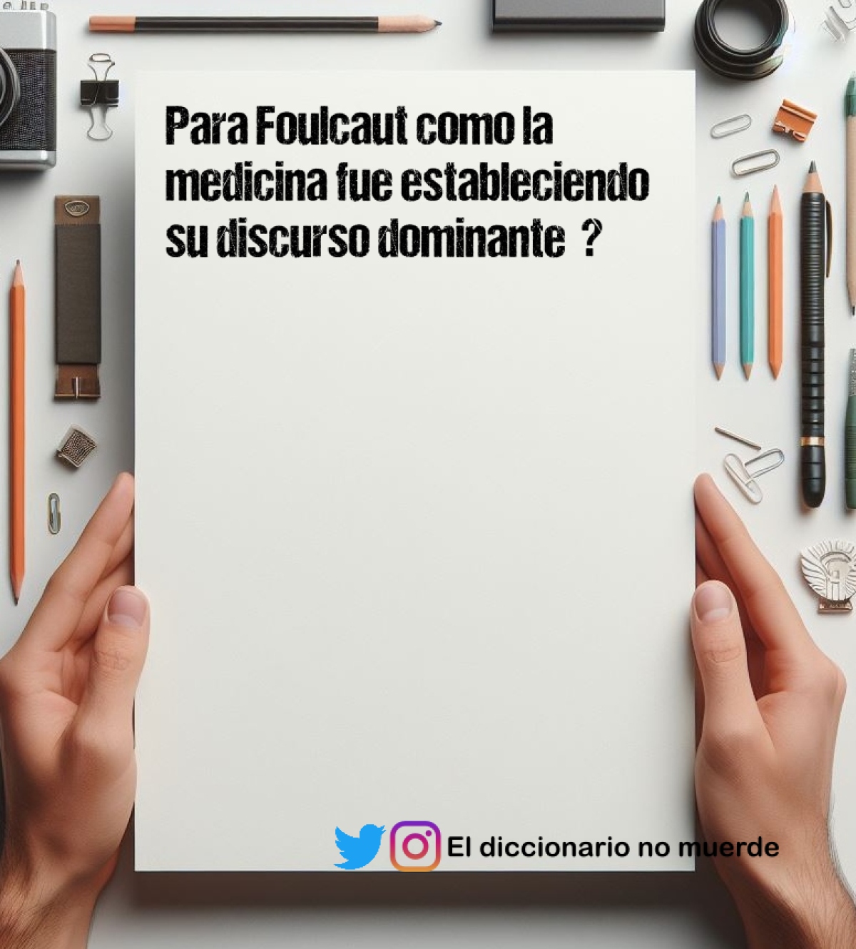 Para Foulcaut como la medicina fue estableciendo su discurso dominante  ?