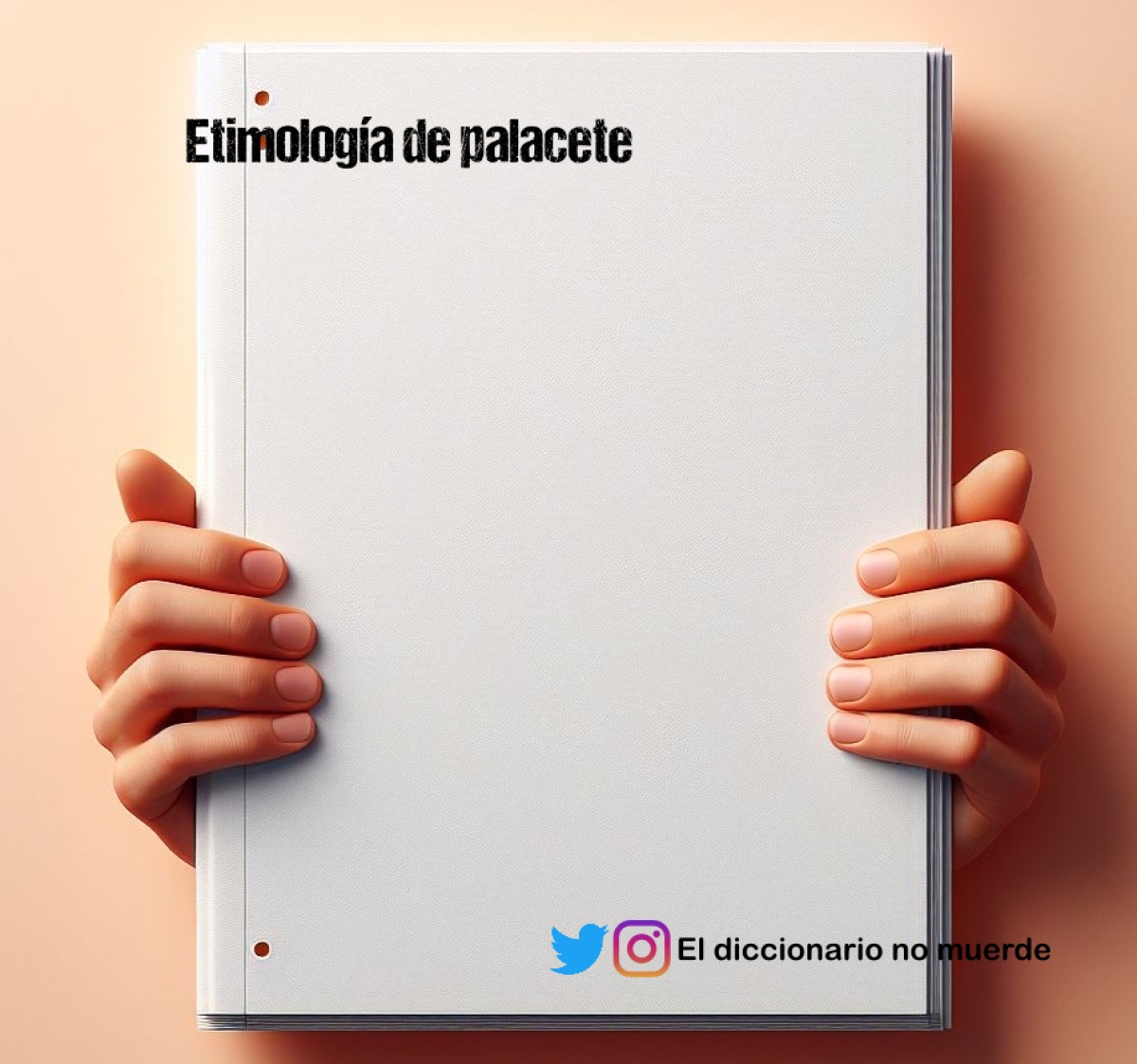 Etimología de palacete