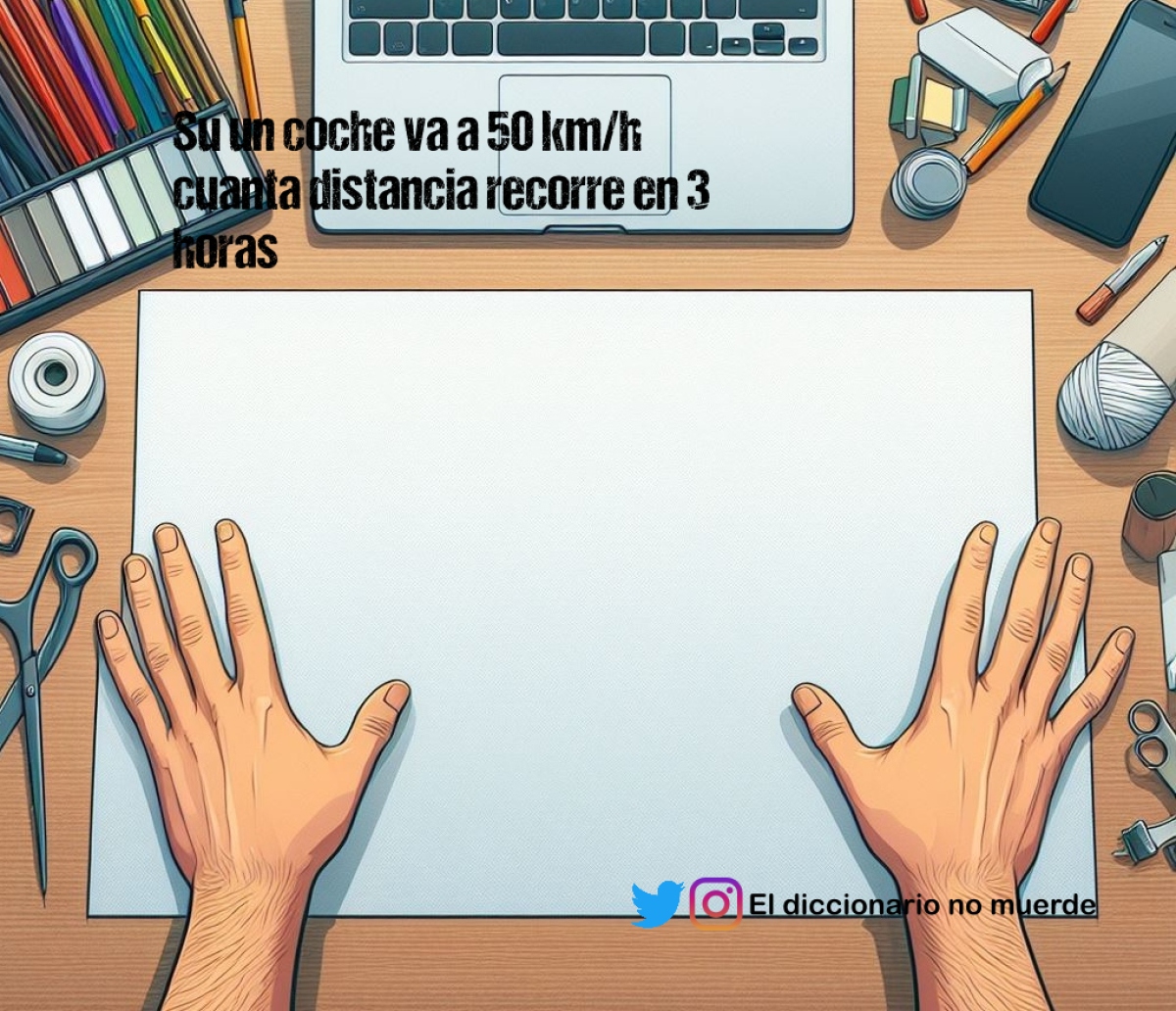 Su un coche va a 50 km/h cuanta distancia recorre en 3 horas