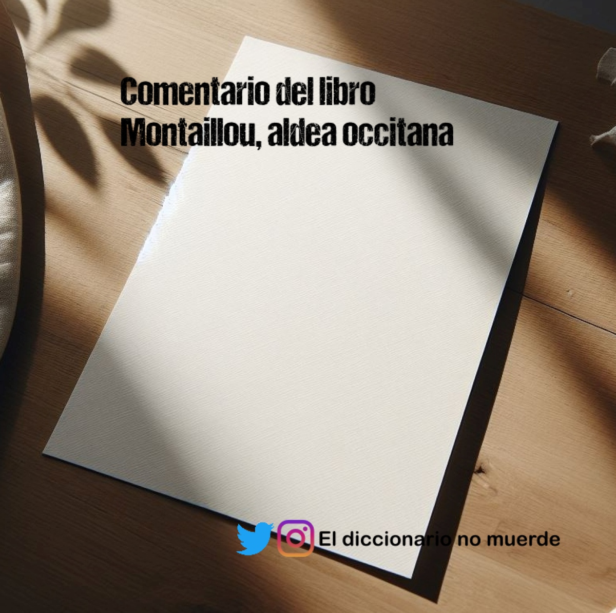 Comentario del libro Montaillou, aldea occitana