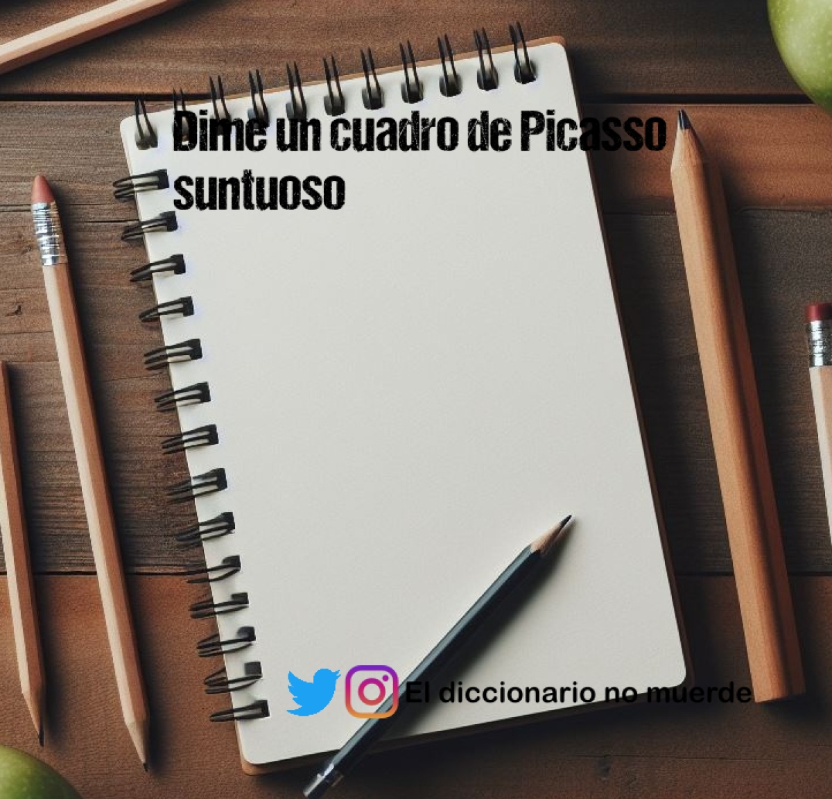 Dime un cuadro de Picasso suntuoso