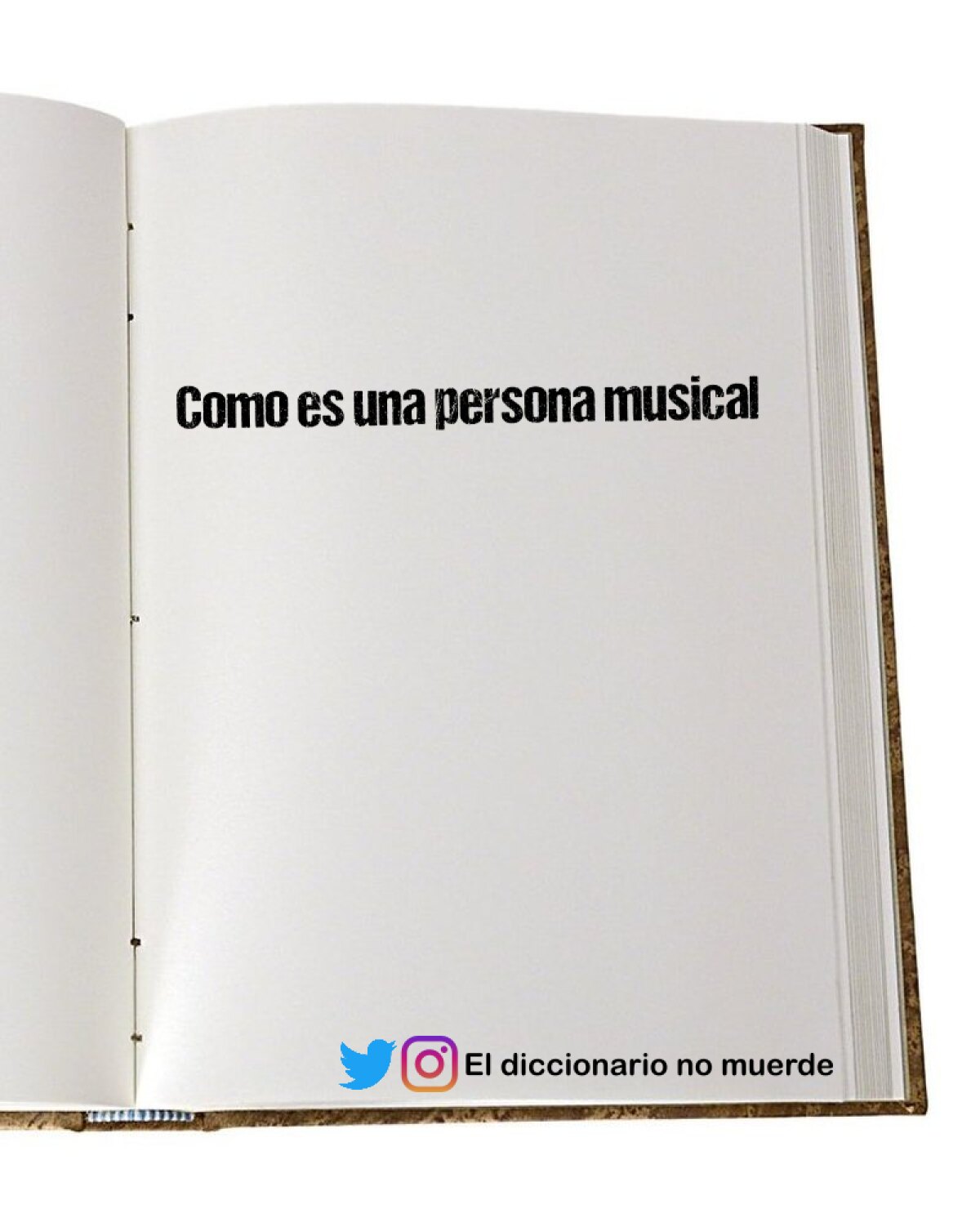 Como es una persona musical