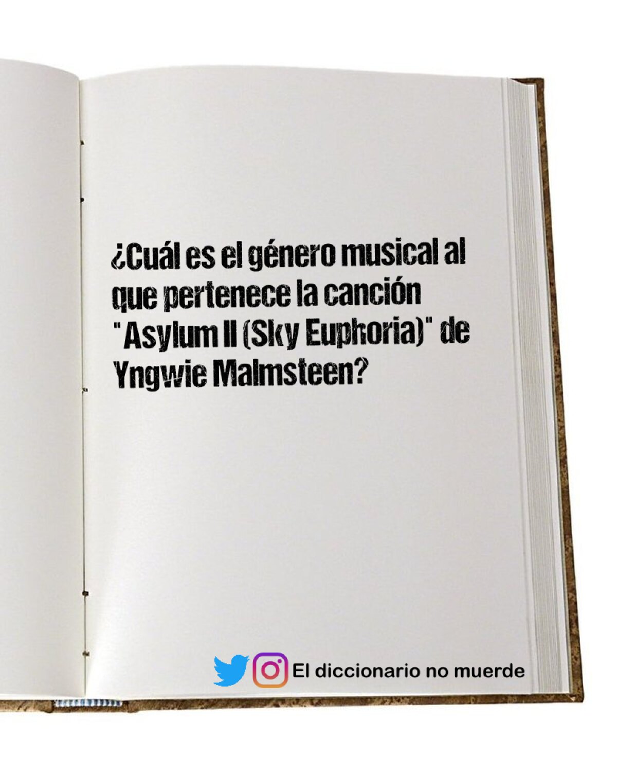 ¿Cuál es el género musical al que pertenece la canción "Asylum II (Sky Euphoria)" de Yngwie Malmsteen?