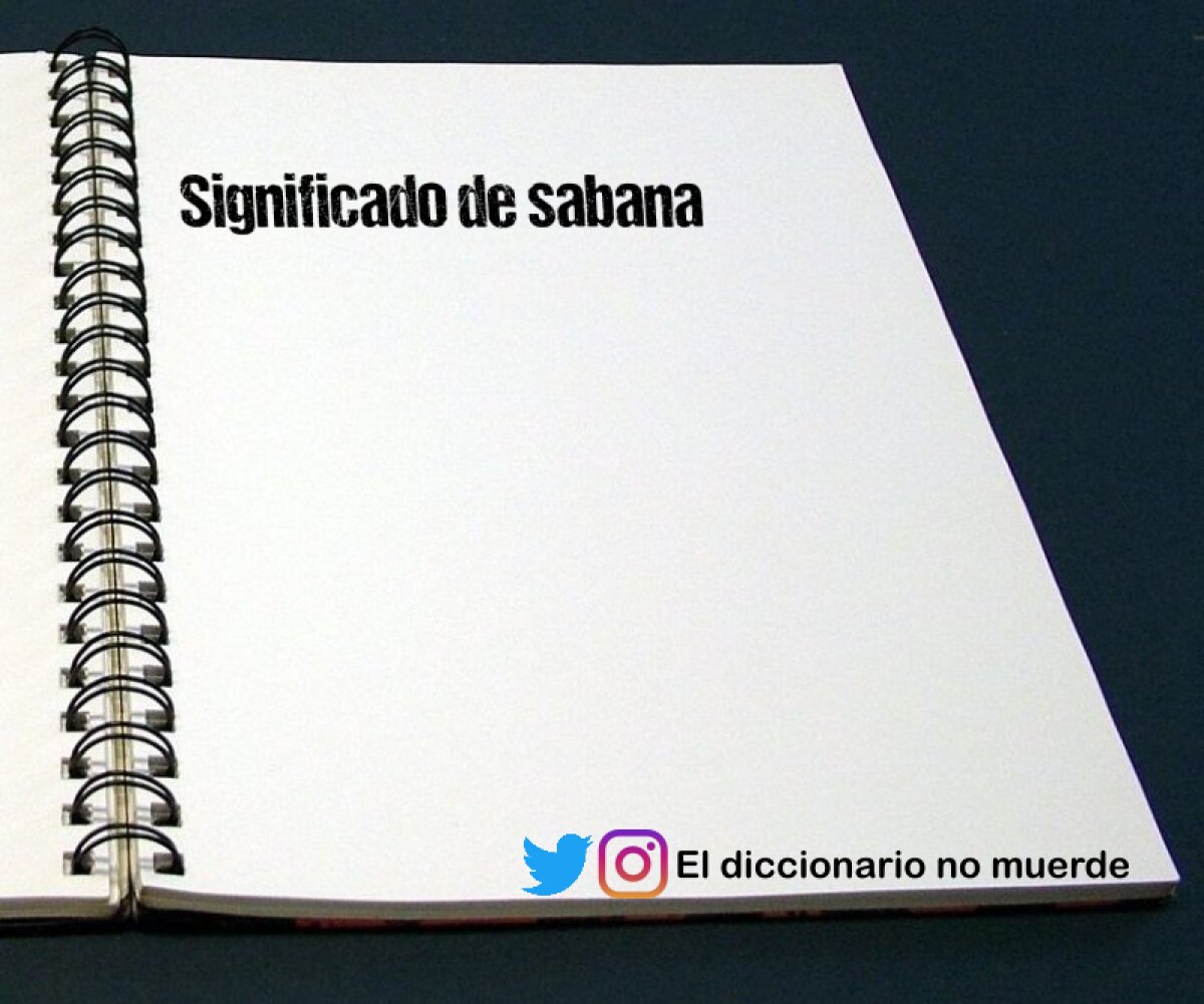 Significado de sabana