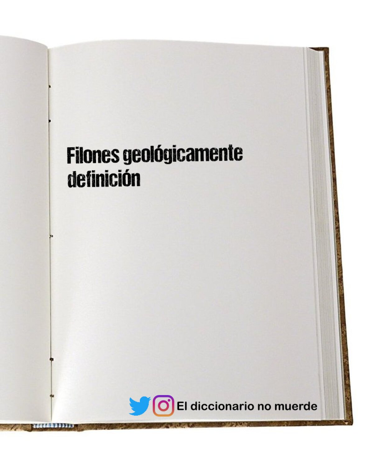 Filones geológicamente definición