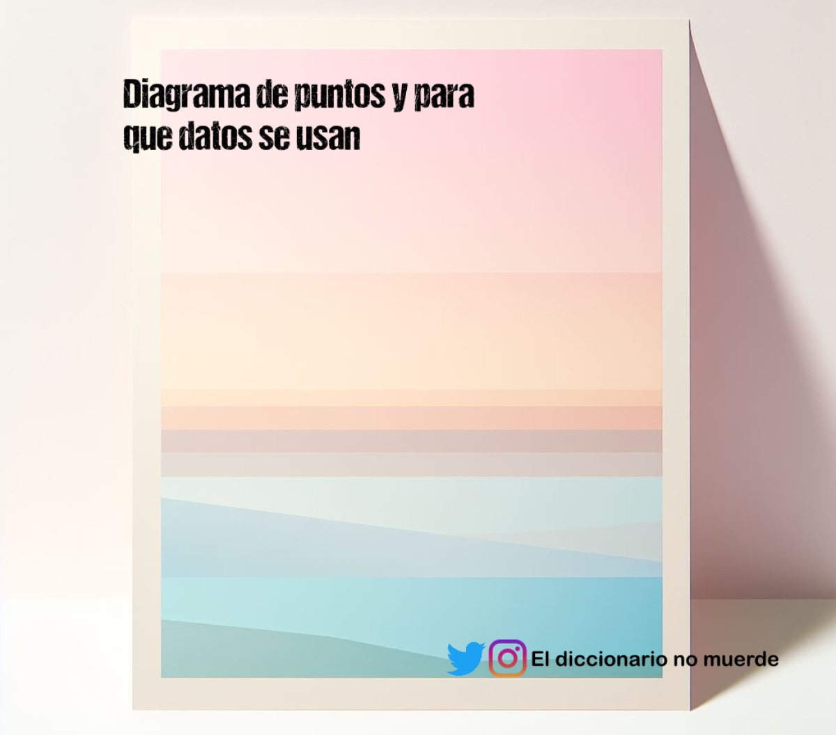 Diagrama de puntos y para que datos se usan