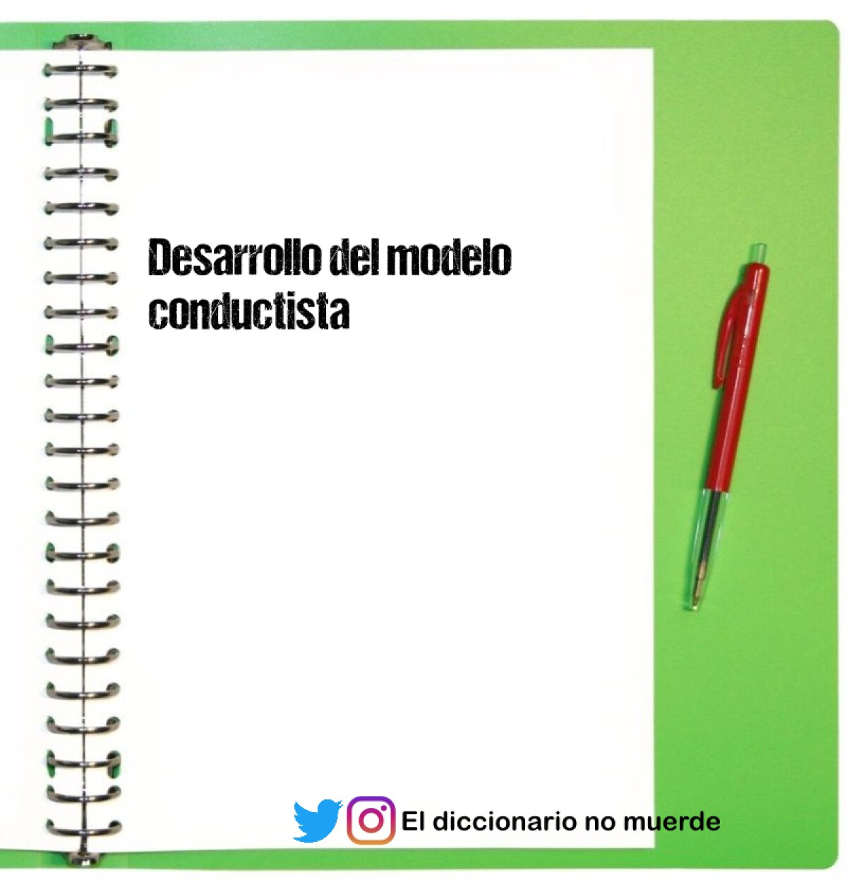 Desarrollo del modelo conductista 