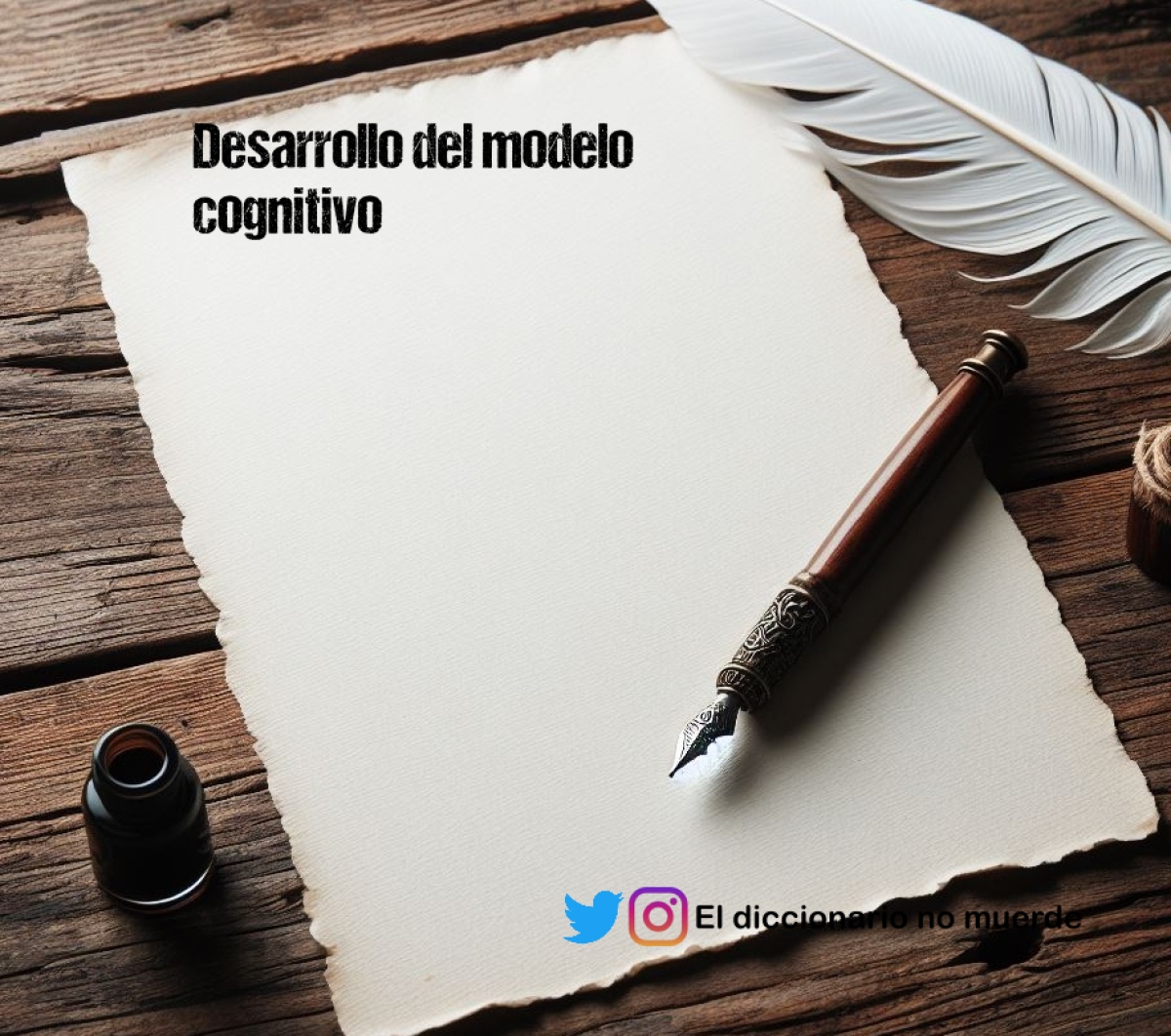 Desarrollo del modelo cognitivo