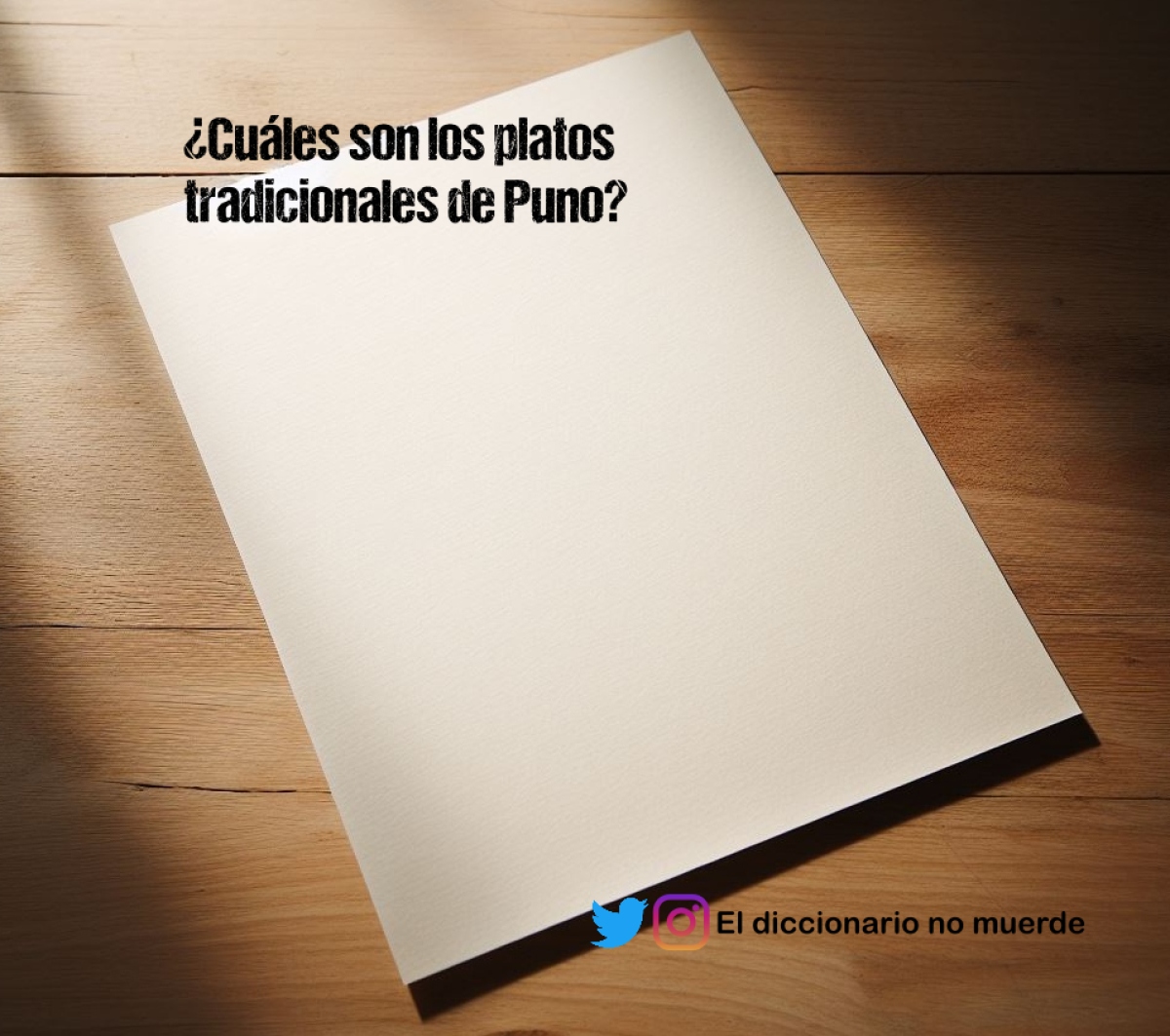 ¿Cuáles son los platos tradicionales de Puno?