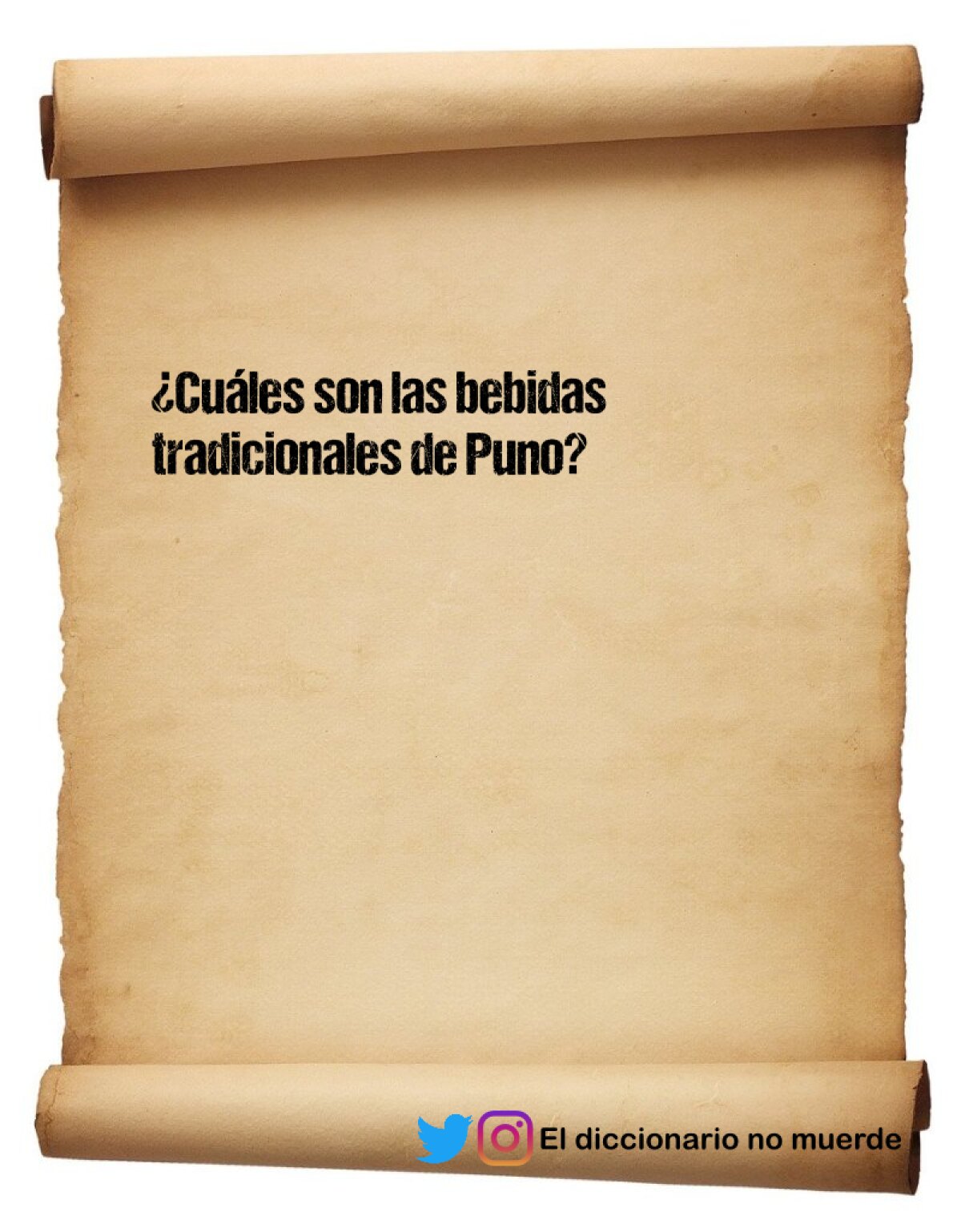 ¿Cuáles son las bebidas tradicionales de Puno?