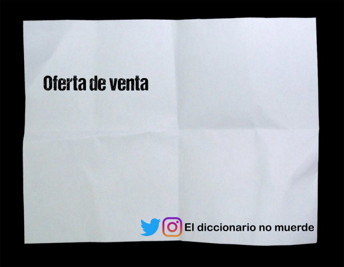 Oferta de venta