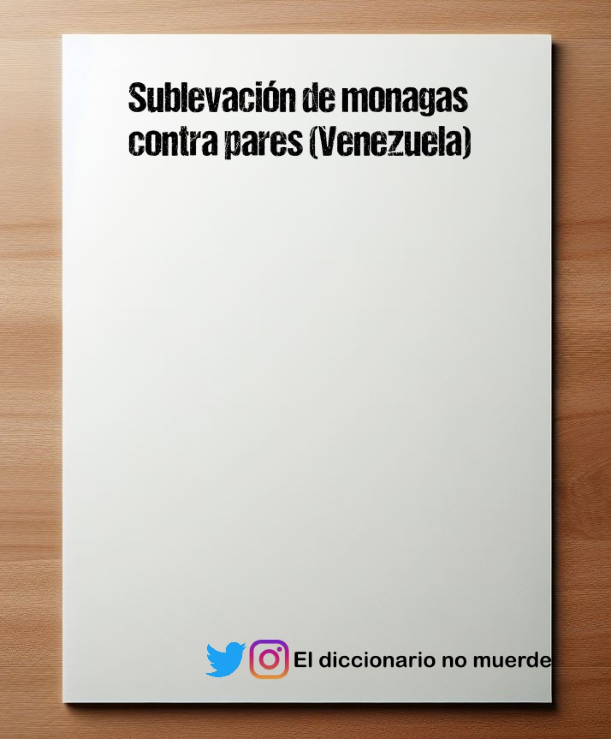 Sublevación de monagas contra pares (Venezuela)