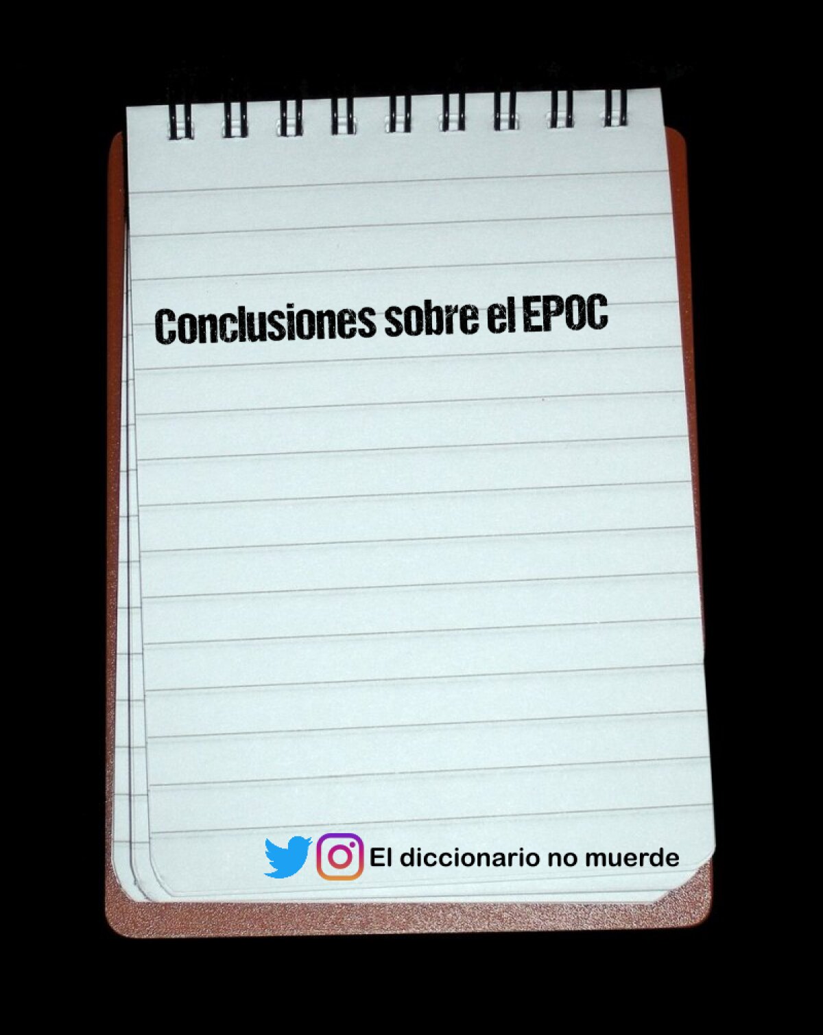 Conclusiones sobre el EPOC