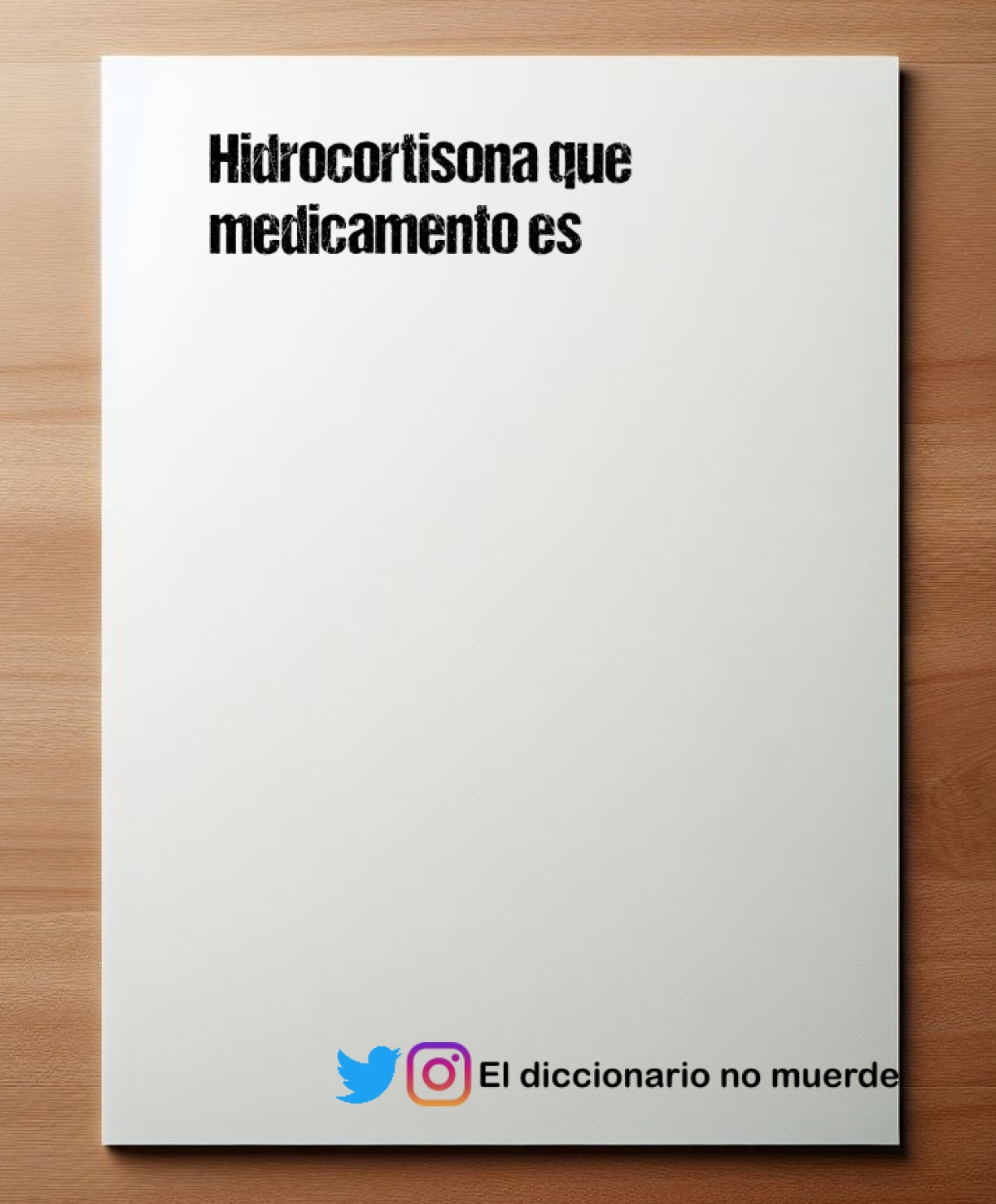 Hidrocortisona que medicamento es