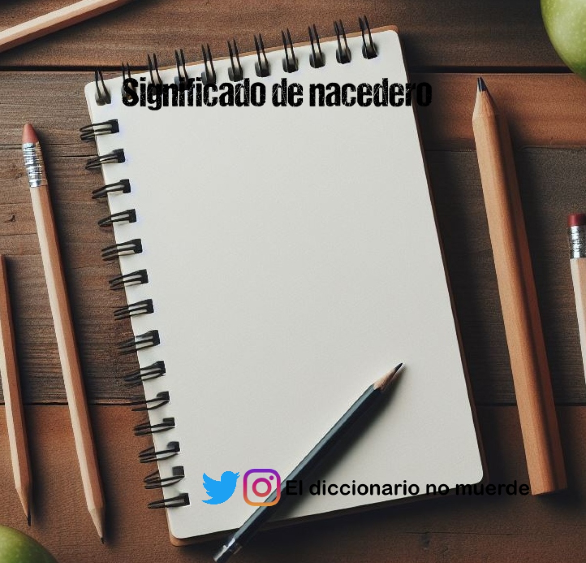 Significado de nacedero