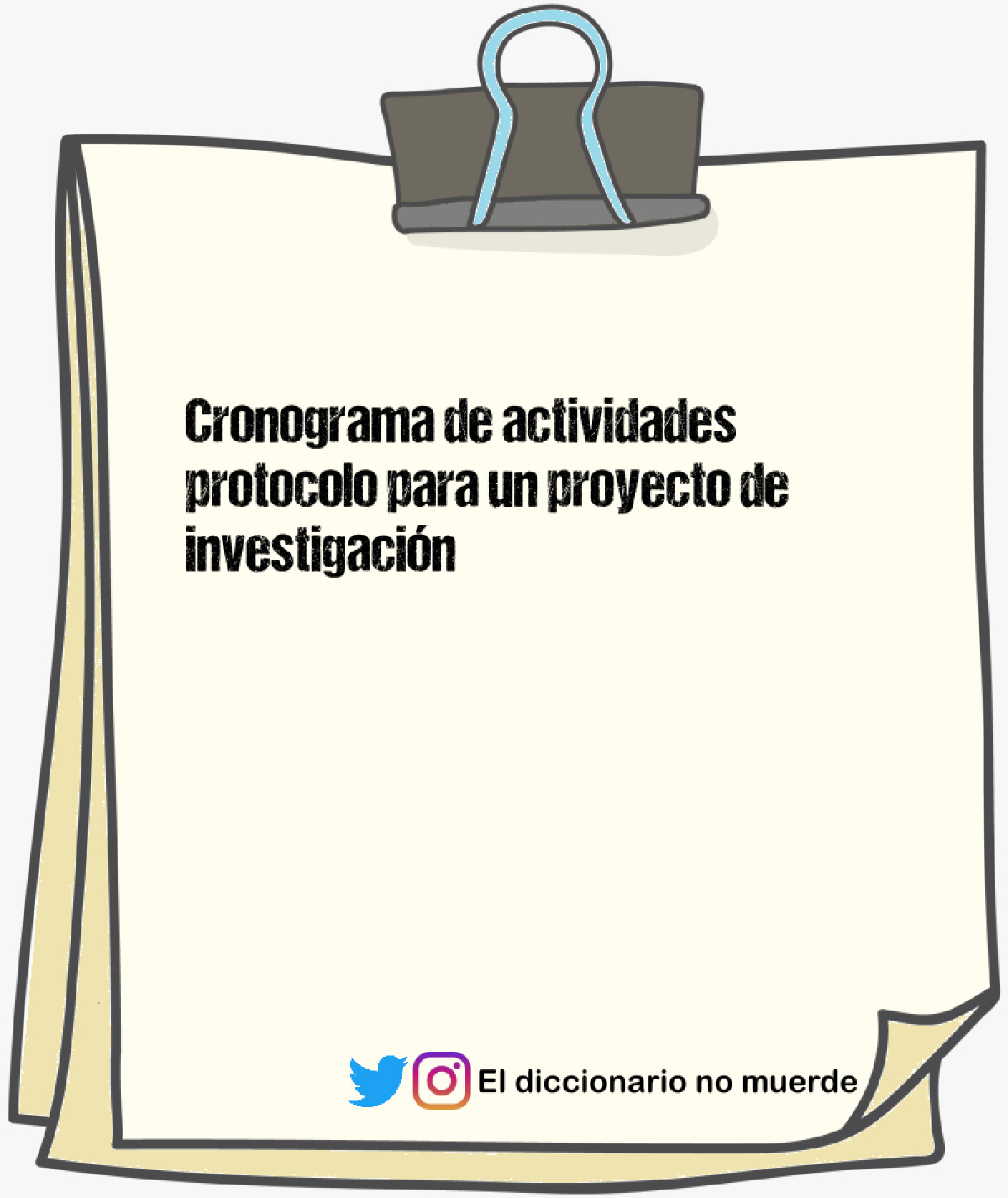 Cronograma de actividades protocolo para un proyecto de investigación