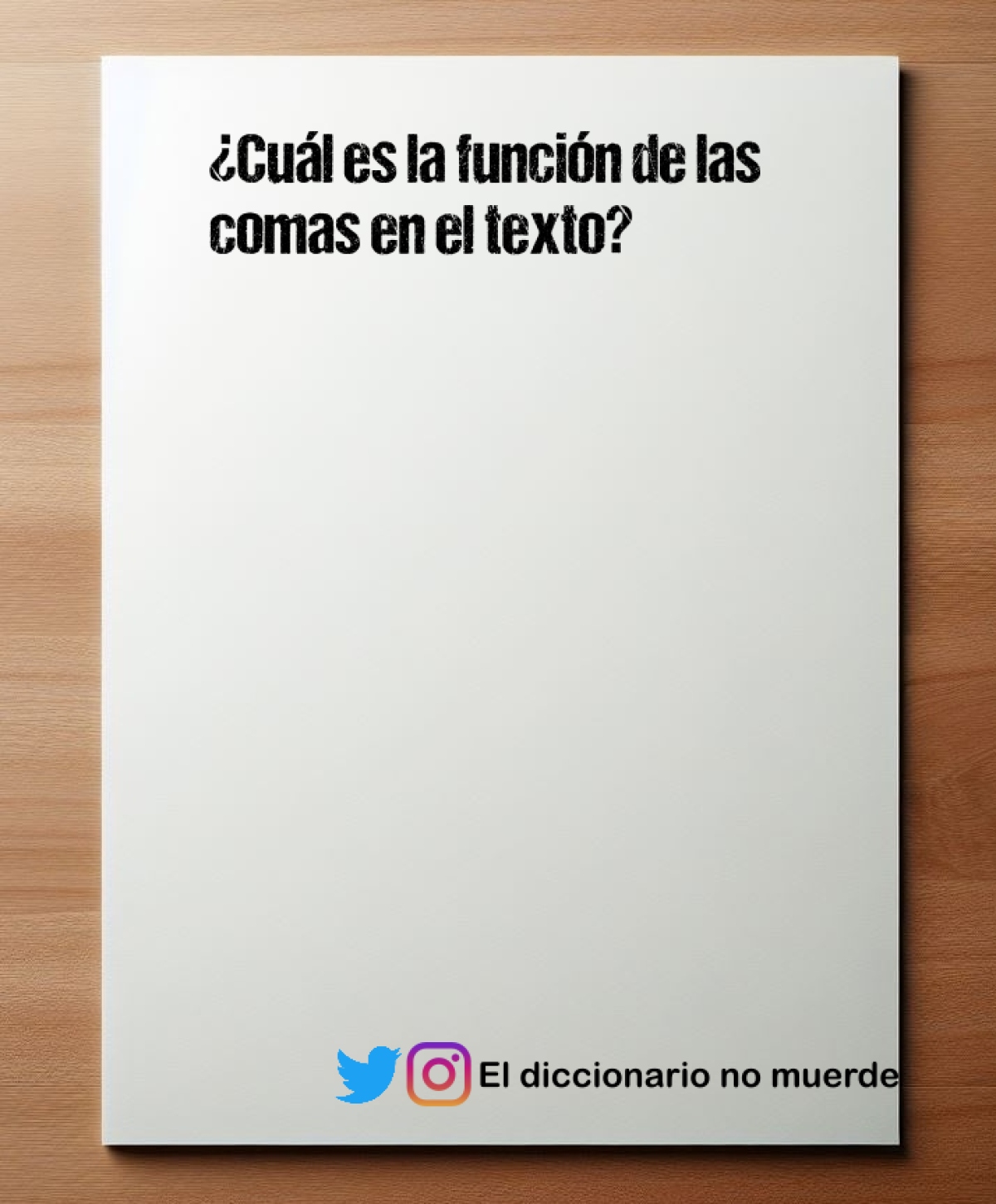 ¿Cuál es la función de las comas en el texto?