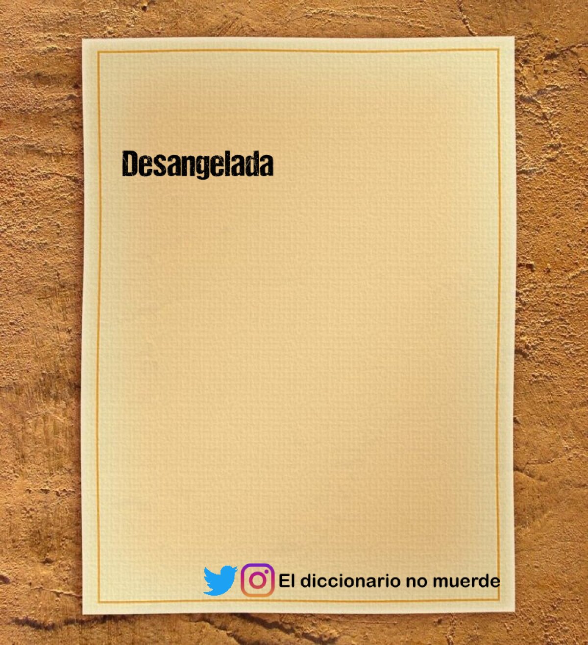 Desangelada