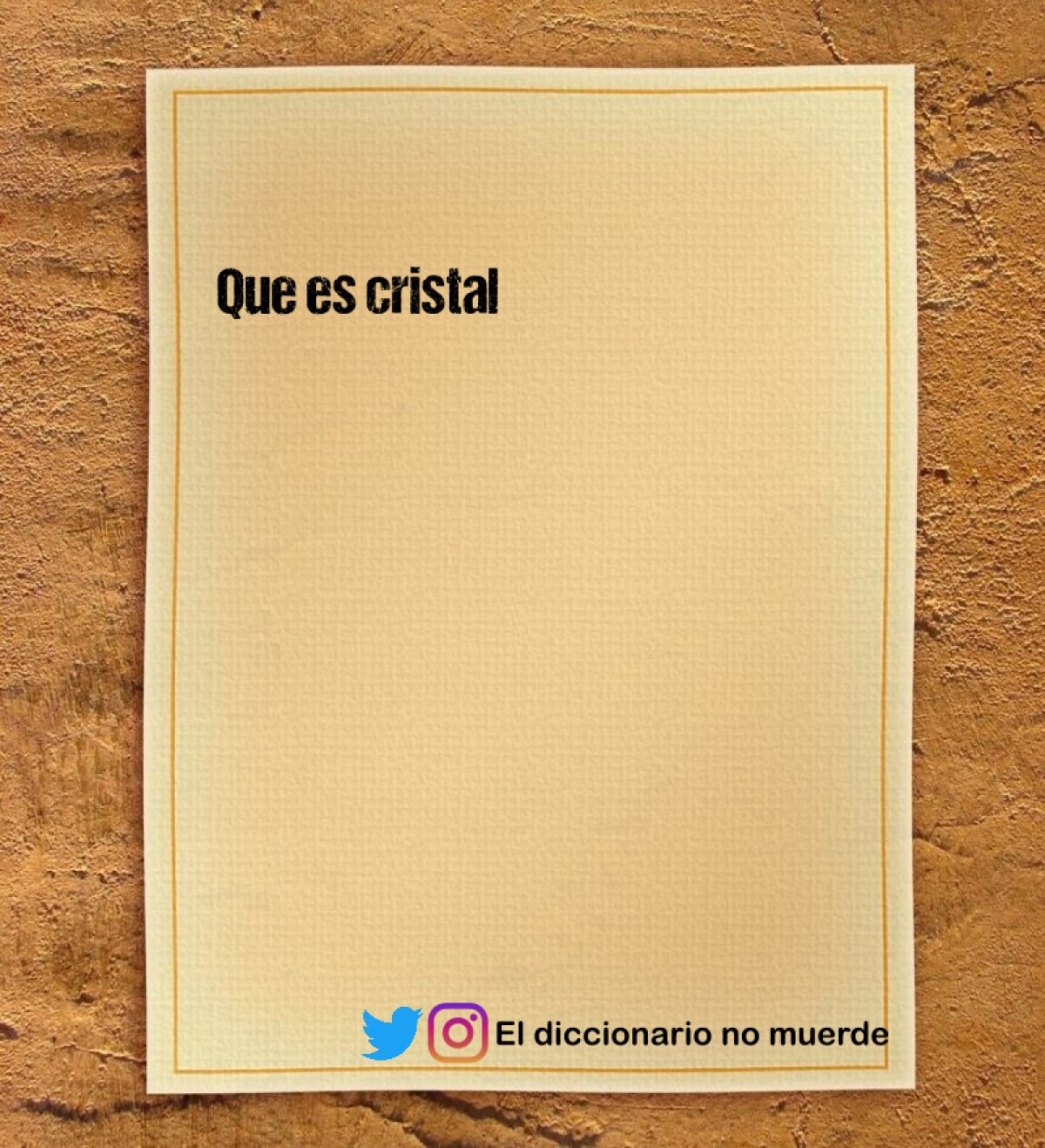 Que es cristal
