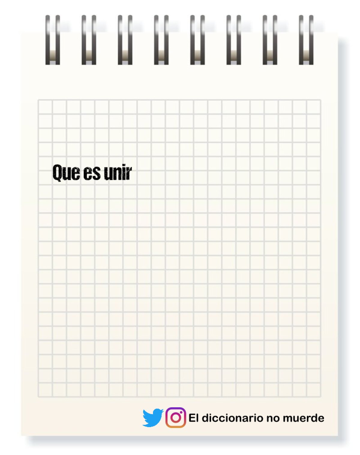 Que es unir