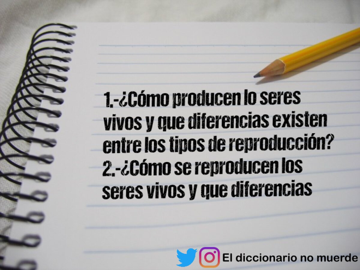 1.-¿Cómo producen lo seres vivos y que diferencias existen entre los tipos de 