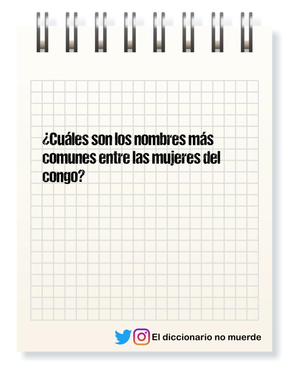 ¿Cuáles son los nombres más comunes entre las mujeres del congo?