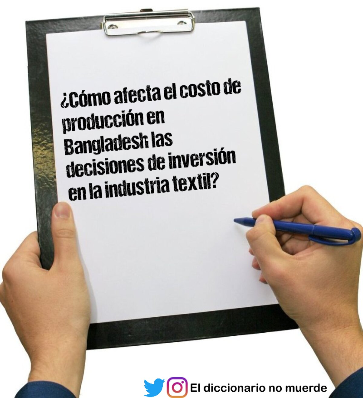 ¿Cómo afecta el costo de producción en Bangladesh las decisiones de inversión en la industria textil?