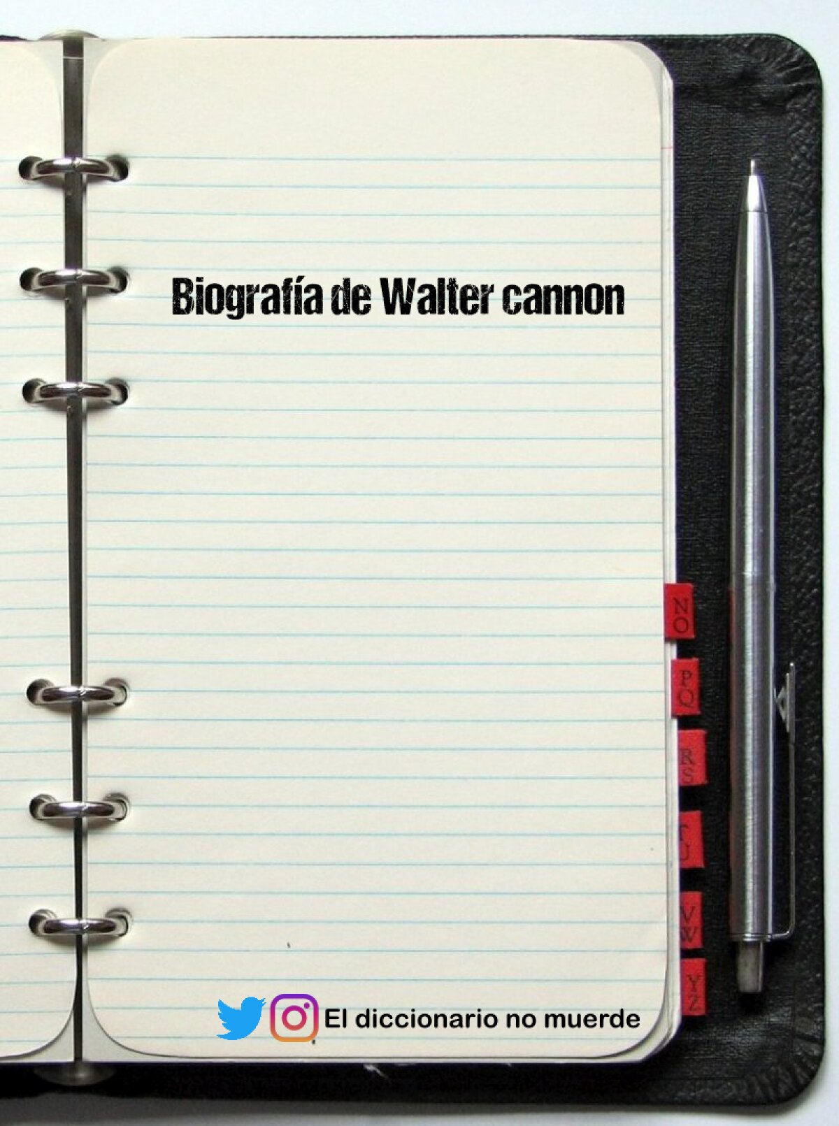 Biografía de Walter cannon