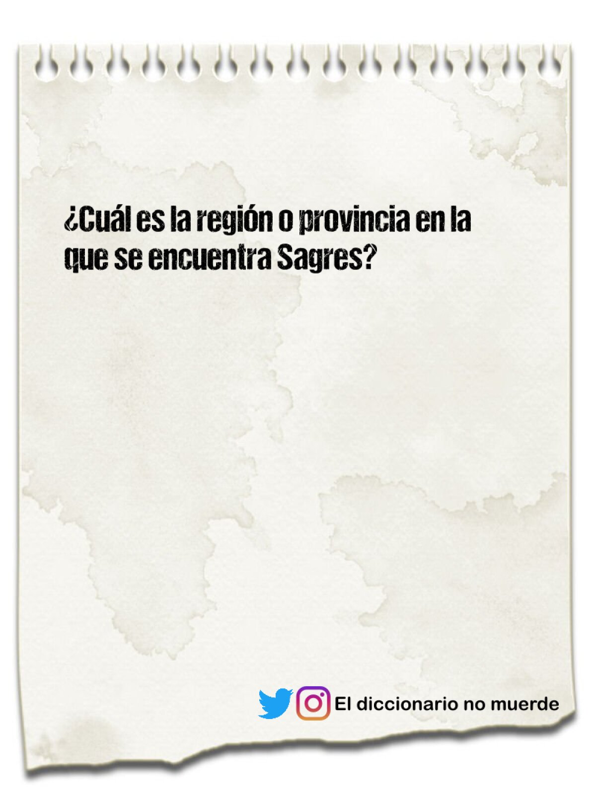 ¿Cuál es la región o provincia en la que se encuentra Sagres?