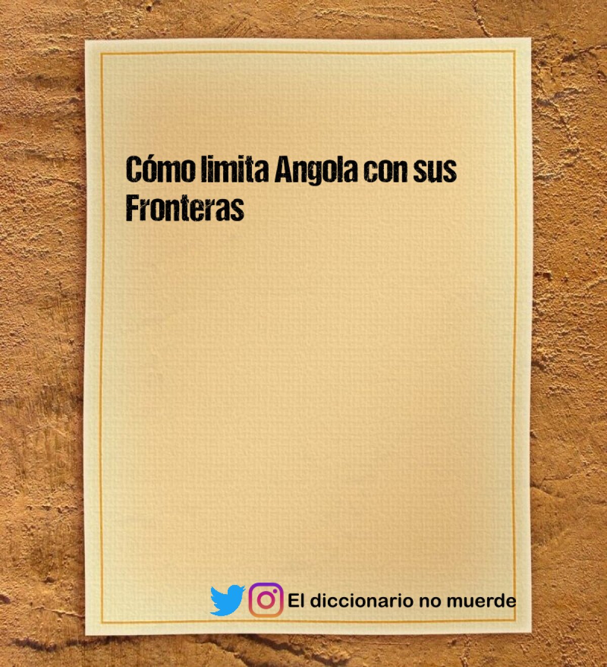 Cómo limita Angola con sus Fronteras