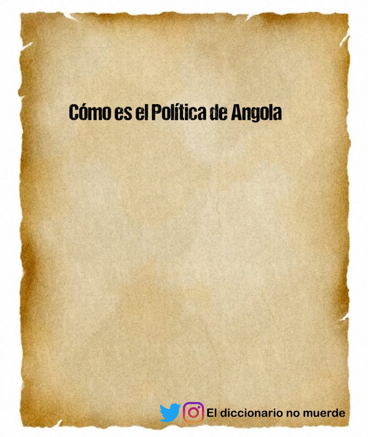 Cómo es el Política de Angola