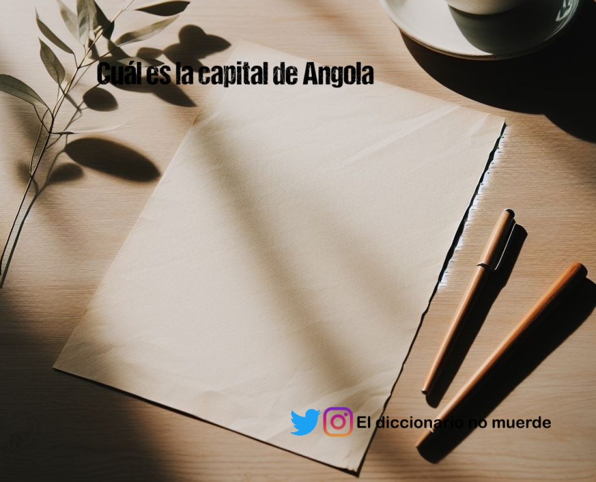 Cuál es la capital de Angola