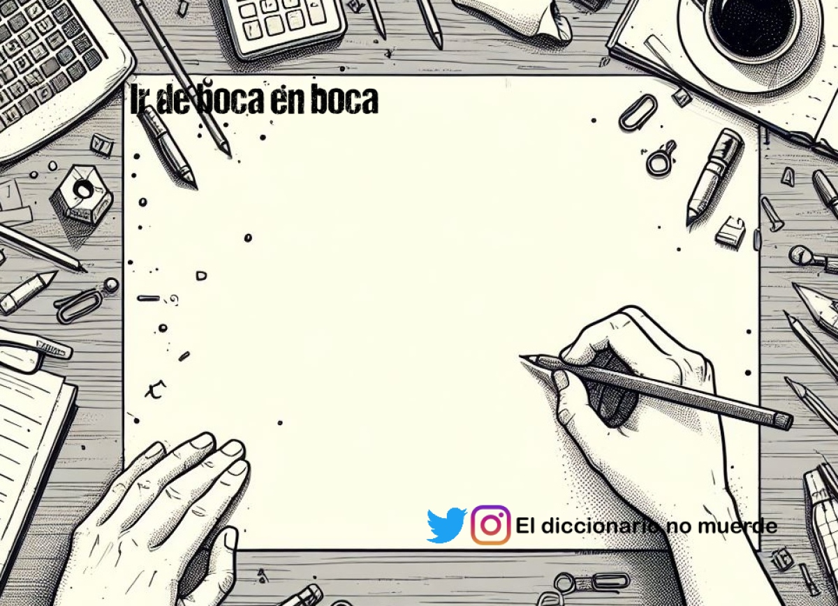 Ir de boca en boca