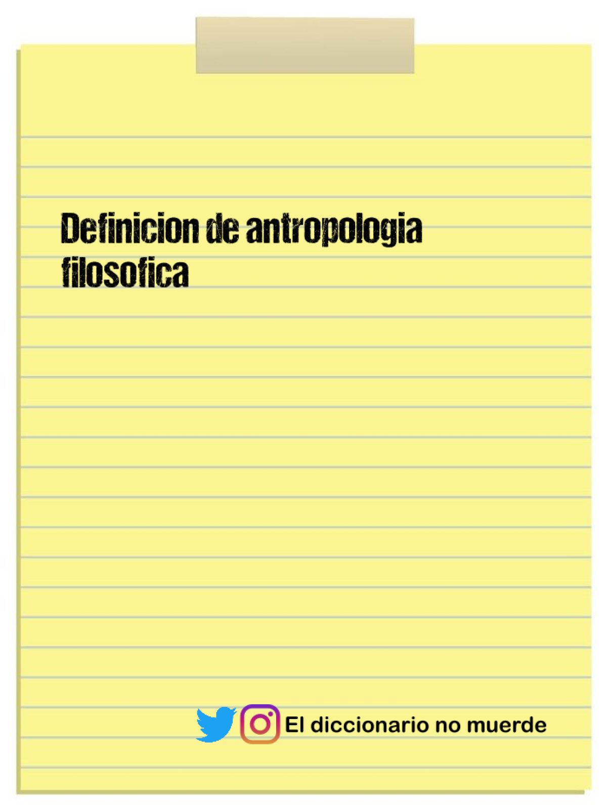 Definicion de antropologia filosofica