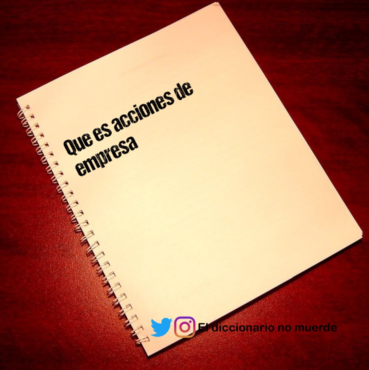 Que es acciones de empresa 