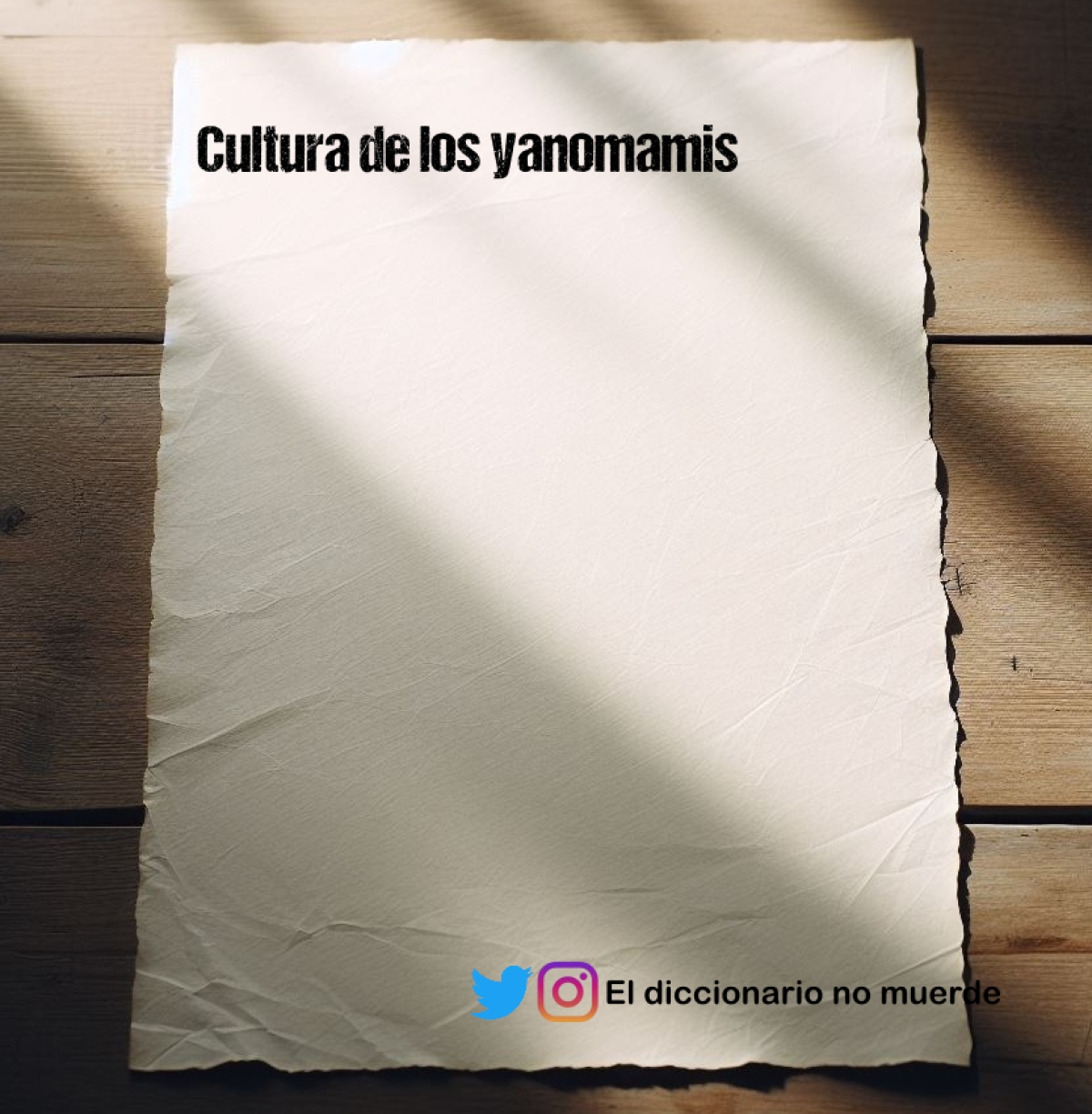 Cultura de los yanomamis